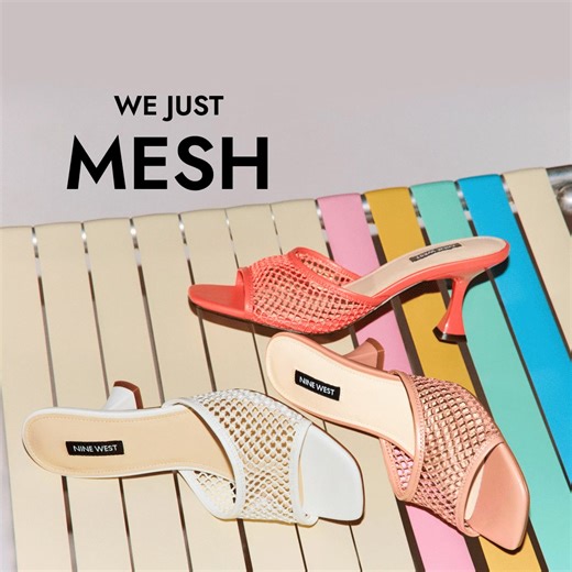 Nine West's new mesh collection just dropped—and we're obsessed. Bold colors, breathable mesh, perfect for right now. This is the shoe trend that actually works for your life. Discover the collection. | Nine West