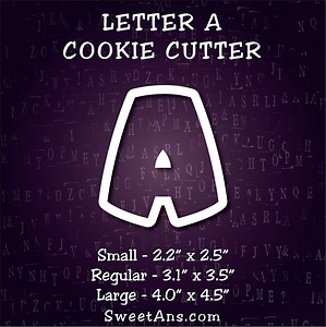 Alphabet Letters 3D Cookie Cutters FULL SET - Etsy