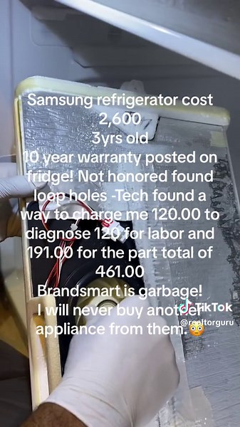 Samsung Refrigerator Warranty Issues and Concerns