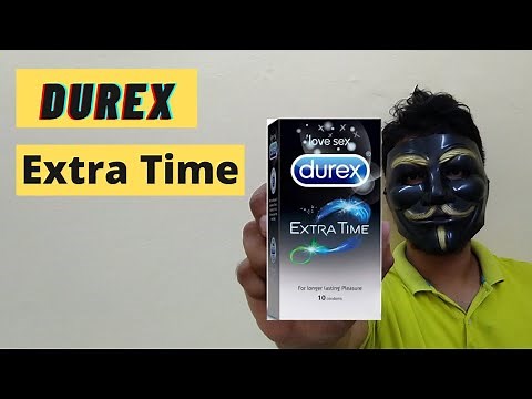 Unboxing Of Durex Extra time Condom
