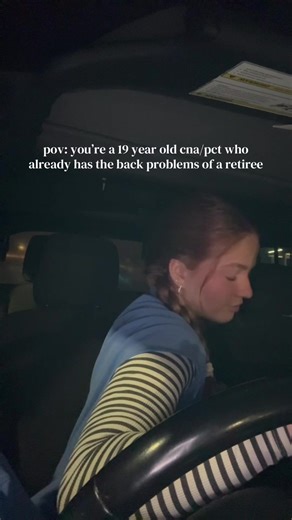 OKAY what was not heard was my actual back cracking while making this. Getting your cna at 18 is not easy on the back…🦴🥲 #cna #pct #nursingstudent #funny #relatable