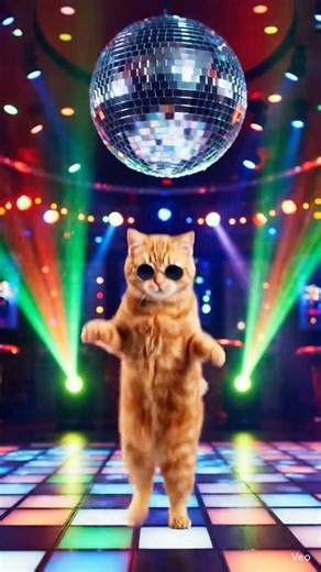 Disco Dancing Cat Steals the Show – Funniest Cat Video 2026! 😂🐱
