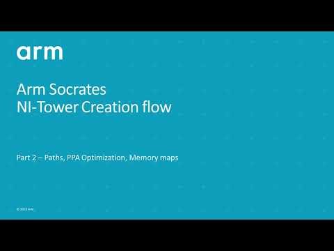 Arm Socrates: 42) NI-Tower Creation Flow – Part 2 (Paths, PPA Optimization, Memory Map)