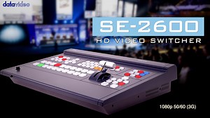 ◤ Datavideo SE-2600 HD 8-Channel Digital Video Switcher ◢ All the Essentials for Pro-Quality Production 🤩 The SE-2600 series HD Video Switcher is a versatile and powerful 8-input live production switcher, ideal for professional broadcasting. Supporting 1080p/60 (3G) High Definition video resolution, it offers a mix of 4x 3G-SDI and 4x HDMI inputs, along with 6 outputs including 3x 3G-SDI and 3x HDMI. Designed for dynamic live events such as e-sports, sports competitions, and concerts, it featur