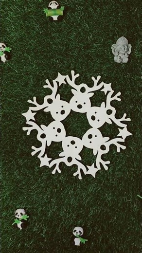 Easy Paper Cutting ✂️ | Kirigami Design Tutorial ❄️”