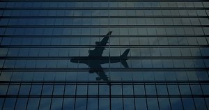 Airplane Reflect On Window Glass Cloud Stock Footage Video (100% Royalty-free) 1103343209 | Shutterstock
