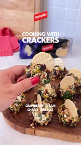 Have you thought about using crackers to cook?  Whip up these charming cranberry cream cheese truffles for an unexpected canapé! Head to our website for more outside the box recipes and hacks to make your meals Fantastic! | Fantastic Snacks | Facebook