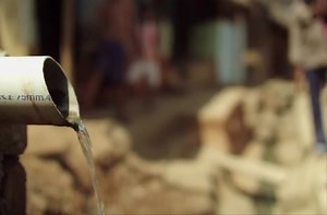 Drinking water in India.