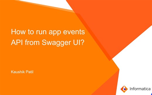 如何从Swagger UI运行应用程序事件API