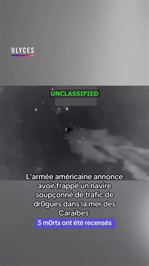 L'armée américaine frappe un navire en mer des Caraïbes