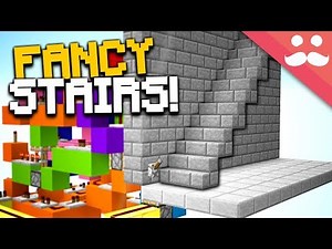 The FANCIEST HIDDEN STAIRCASE in Minecraft!