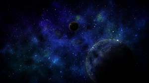 Abstract space galaxy with stars and constellations futuristic with glow effect, abstract background.