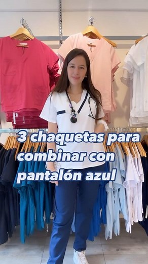 Amo Mi Ambo- Ambos de diseño 💜 on Instagram: "🌈Hoy les traigo estas 3 opciones de chaquetas para combinar con pantalón azul 💘 Contame cuál es tu favorita? ✨ Como ya saben vendemos todo por separado chaqueta de pantalón, así que pueden armar su conjunto mezclando colores y talles 🫶🏻 #amomiambo #ambos #ambosdediseño #uniformes medicina #enfermeria #odontologos #veterinario"