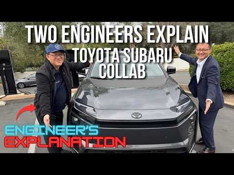 TWO ENGINEERS EXPLAIN HOW TOYOTA & SUBARU WORK TOGETHER THROUGH COLLABORATION // TOYOTA-SUBARU EVs
