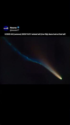 The Comet with a Twisted Tail | C/2025 A6 (Lemmon)