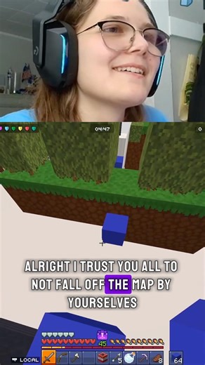 sooo- I fell off 😔💔 #minecraft #comedy #funny #epicfail #fail #mcci #mcyt #streamer #fyp #foryou