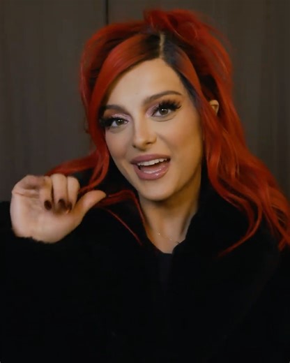 Bebe Rexha in 2021 with her red hair era #popstarlife #beberexha #fyp #foryoypage