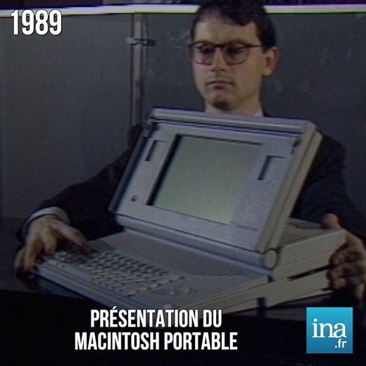 Le Macintosh Portable : un petit bijou technologique de 6 kilos | INA