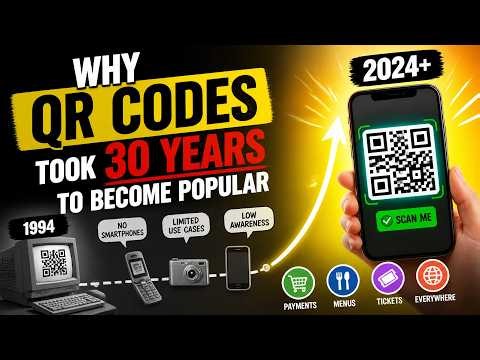Why QR Codes Took 30 Years to Become Popular