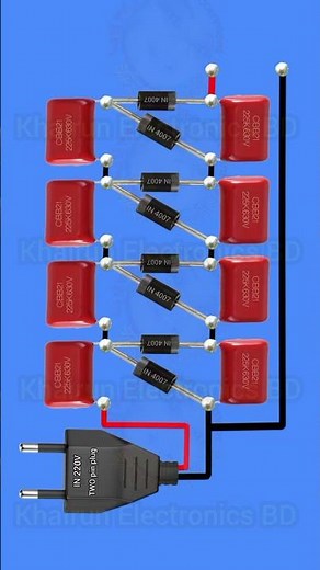How to Make a Plasma Generator at Home (220V AC) #khairunelectronicsbd#foryou #shorts#shortvideo