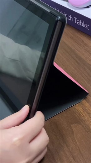 CRELANDER Tablet Android os with pink case & keyboard 10.1inch screen #crelander #tablet #2in1 #androidos #pink #giftsforgirls