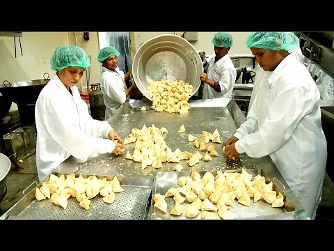 Samosa Processing Factory in india || Panjabi Samosa Factory Production line