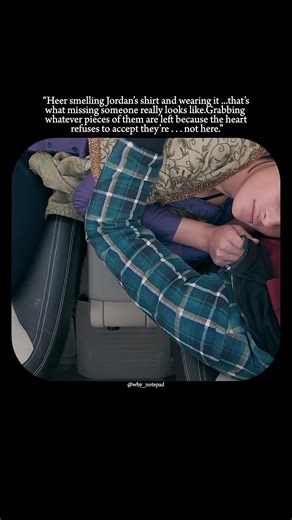 Heer smelling Jordan's shirt and then wearing it is so relatable because it's all we can do #ranveer