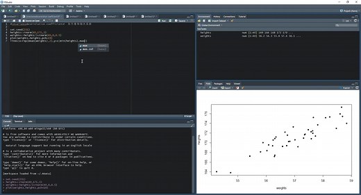 协方差和相关系数在R语言中的应用（covariance&correlation）