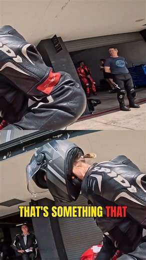 Nervous rider masters 'no-brake' track drill! 🚦