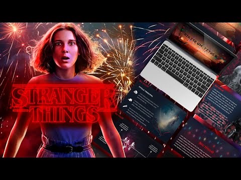 Stranger Things - Template de PowerPoint