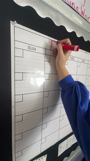 Highly recommend a huge calendar for your classroom!