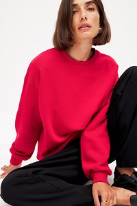 Oversized Sweatshirt Red