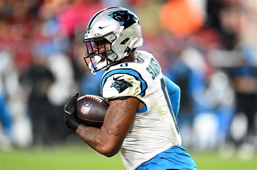 What happened to Ja’Tavion Sanders? Panthers TE carted off vs Chiefs