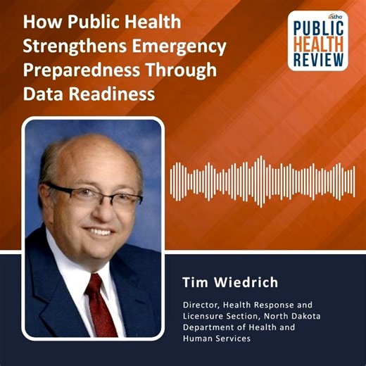 How do you turn fragmented systems into a coordinated data strategy? On the latest Public Health Review, Tim Wiedrich, director for the health response and licensure section at the ND Health and Human Services, shares how his agency is strengthening its public health infrastructure through ASTHO’s H-Core Data Readiness Project — bringing multiple systems together, improving data flow, and supporting faster, more informed decision-making. Listen here: https://discover.astho.org/3JQuKmY. | ASTHO (