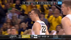 Everyone knows Duncan Robinson's legendary story now. #TBT to a great career with Michigan Basketball! 〽️ | March Madness Men's Basketball