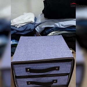 3K views · 25 reactions | Organize your space with our 2 Drawer Fabric Storage Box Organizer! ️✨ This versatile and stylish storage solution adds a touch of elegance while keeping your belongings neat and accessible. To place an order ► https://bit.ly/498kFJM #DrawerStorageBox #FabricOrganizer #HomeOrganization #StorageEssentials #StylishStorage #OrganizedLiving #DrawerOrganization #HomeDecor #SpaceSaver #ClutterFreeLiving | Idealancy | Facebook
