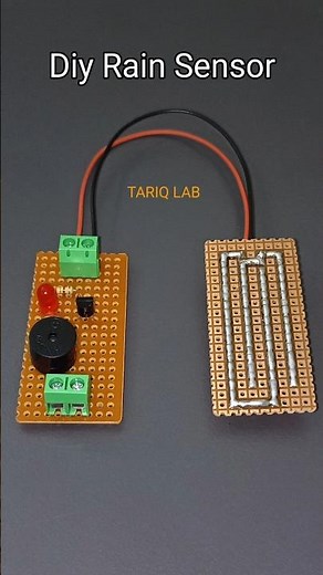 DIY Rain Sensor Circuit