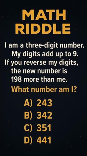 🤯 Only Genius Minds Solve This Math Riddle! | Math Magic