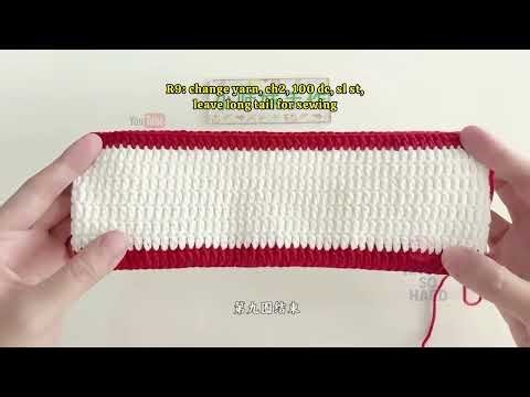 “DIY Apple Hair Tie 🍎 | Cute & Easy Crochet Tutorial”