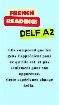 Can You Understand This A2 French Story? 🇫🇷 Bella’s Secret Revealed #french #frenchforbeginners