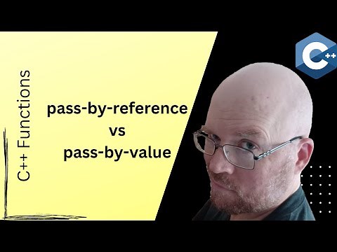 pass by reference -vs- pass by value -- C++ Functions for Beginners [Part 13]
