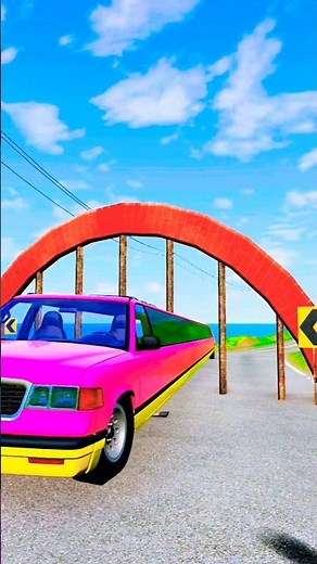 Massive Mixer & Huge Cement truck vs Speedbump #mod #gta5 #viralvideo #trending #beamng #shorts #usa