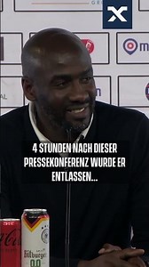 Kurz darauf wurde er nach der 1:2-Niederlage gegen Deutschland entlassen! 😅
