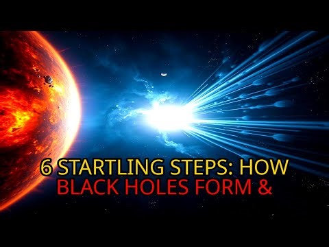 6 Startling Steps: How Black Holes Form & Evolve?