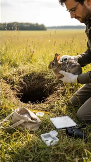 Hidden Underground World Through a Rabbit’s Eyes. #shorts