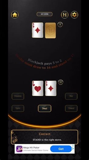 Basic strategy test 🚨 | Blackjack IQ Trainer | #blackjack #blackjackstrategy #casino #gambling