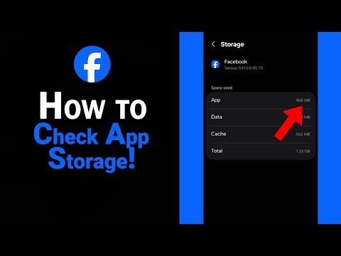 How to Check App Storage of Facebook [NEW]