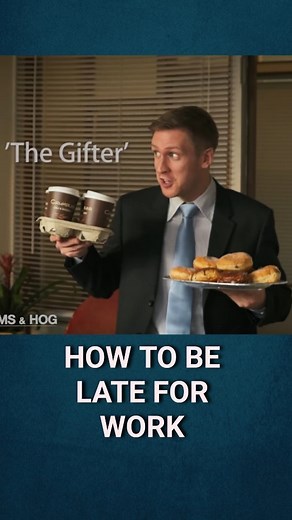 941K views · 14K reactions | How to be late for work #late #work #workhard #punctual #workplace #tardy #lateforwork | Foil Arms and Hog | Facebook