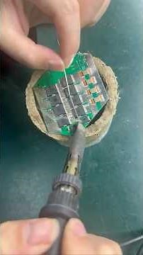 SMT Process of a 10S 80A Smart Battery BMS #smartbms#batterybms #bms