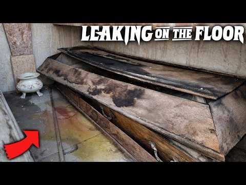 Exploding Coffin Left Remains Leaking In This Crypt - Alone and Abandoned